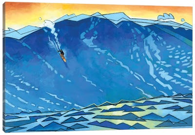 Big Wave Canvas Art Print - Douglas Simonson