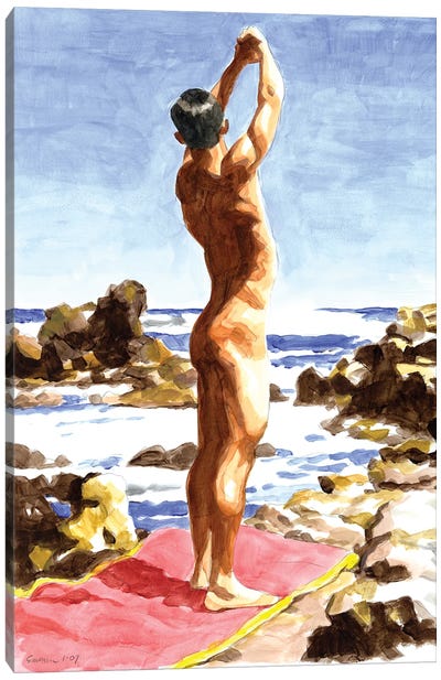 Kaimana By The Sea Canvas Art Print - Douglas Simonson