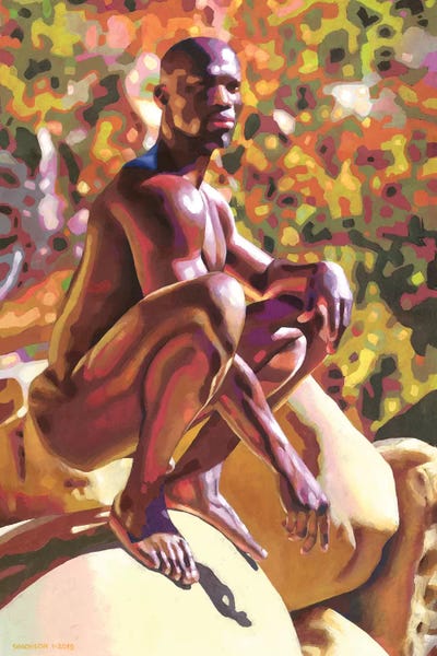 LGBTQ+ Artists: Chadwick In The Desert by Douglas Simonson