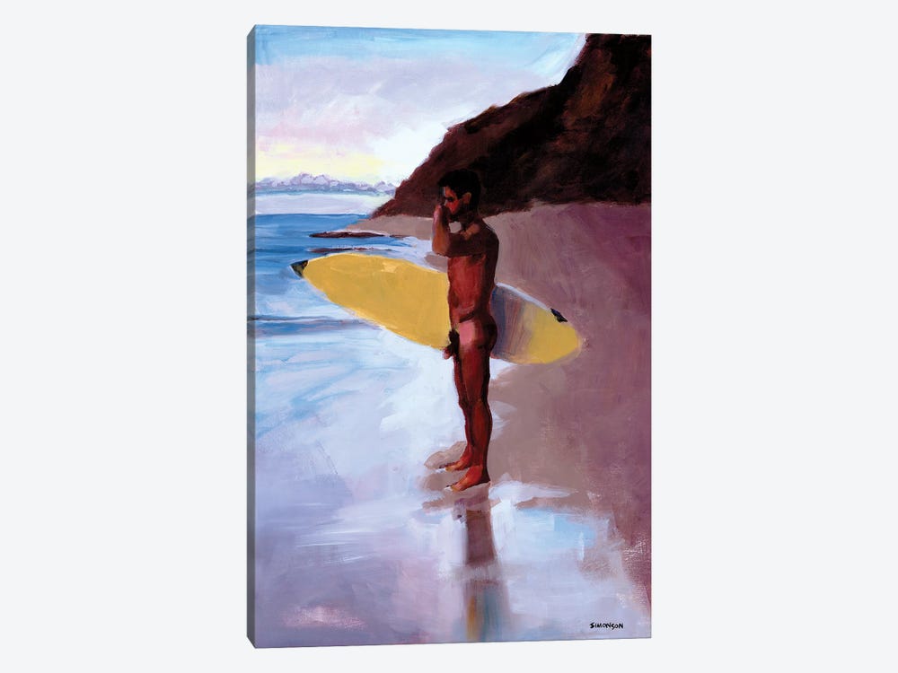 Dawn Surfer by Douglas Simonson 1-piece Art Print