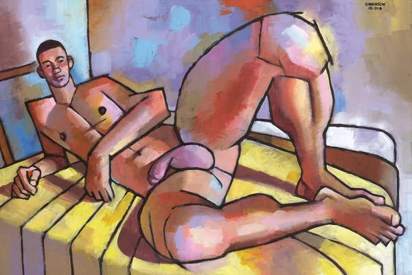 LGBTQ+ Artists: Expressionist Zach Nude by Douglas Simonson