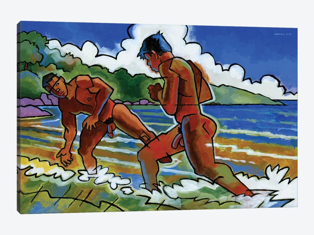 Fight Beach by Douglas Simonson 1-piece Canvas Art