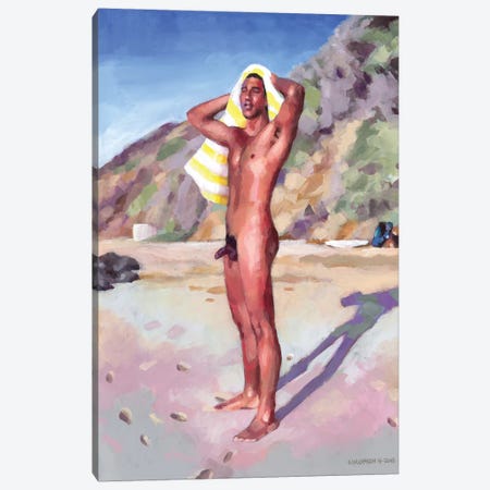 After The Surf Session Canvas Print #DSS2} by Douglas Simonson Canvas Print