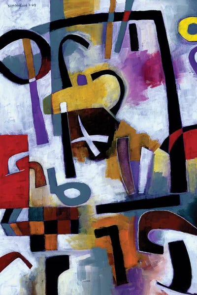 Kaffeeklatsch by Douglas Simonson multi panel art