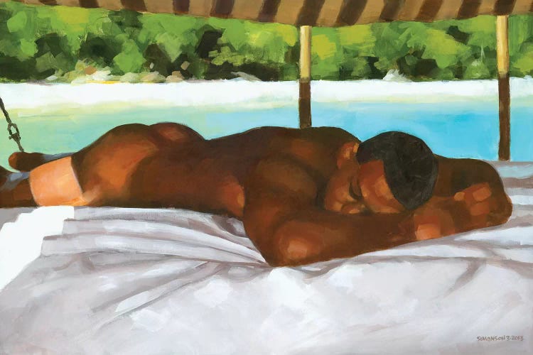 On A Boat In Bahia by Douglas Simonson wall art