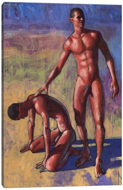 Study For Salvador Painting Canvas Art Print - LGBTQ+ Art