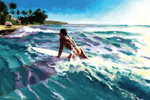 Surfer Coming In