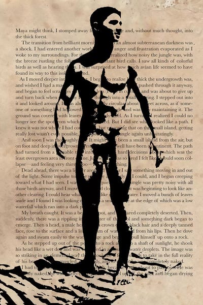 As I Moved Deeper Into The forest by Douglas Simonson art print