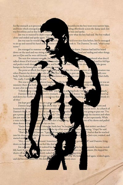 The Boy Looked At Him And Spoke by Douglas Simonson art print