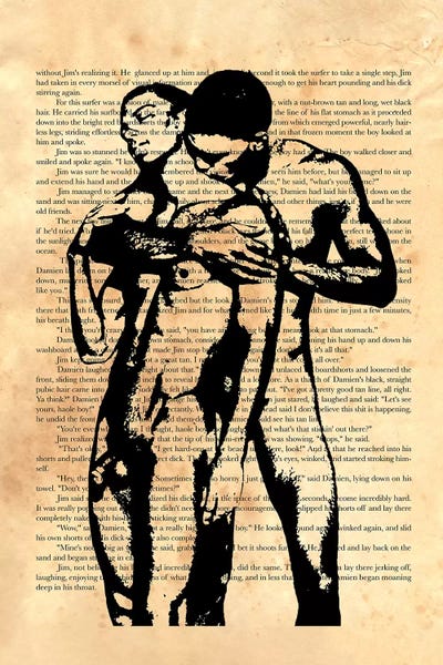 LGBTQ+ Artists: Then He Slipped Off His Shorts by Douglas Simonson