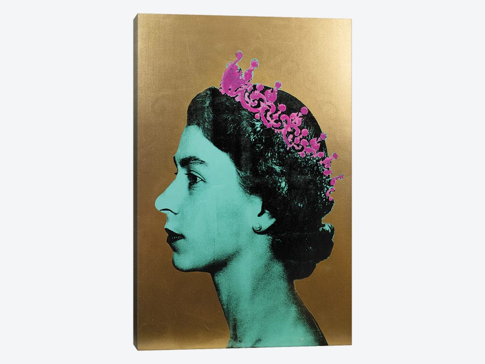 The Queen - Gold by Dane Shue 1-piece Canvas Print