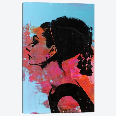 Audrey Hepburn I Canvas Print #DSU16} by Dane Shue Canvas Art Print