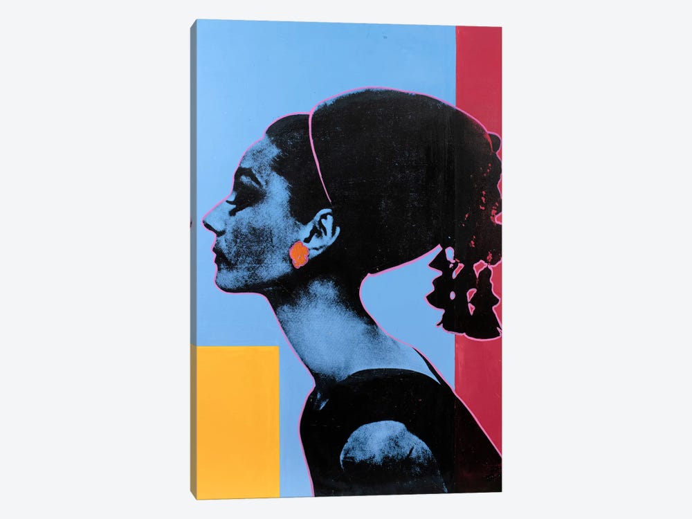 Audrey Hepburn III by Dane Shue 1-piece Canvas Art Print