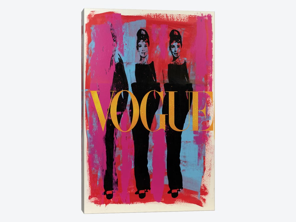 Audrey Hepburn Three Graces Vogue by Dane Shue 1-piece Canvas Art