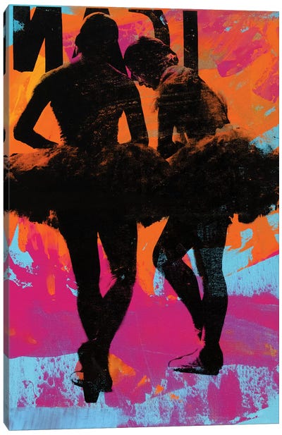 Ballet Dancers Canvas Art Print - Dane Shue