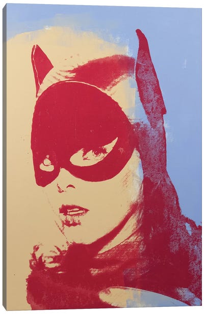 Batgirl, Yvonne Craig Canvas Art Print - Superhero Art