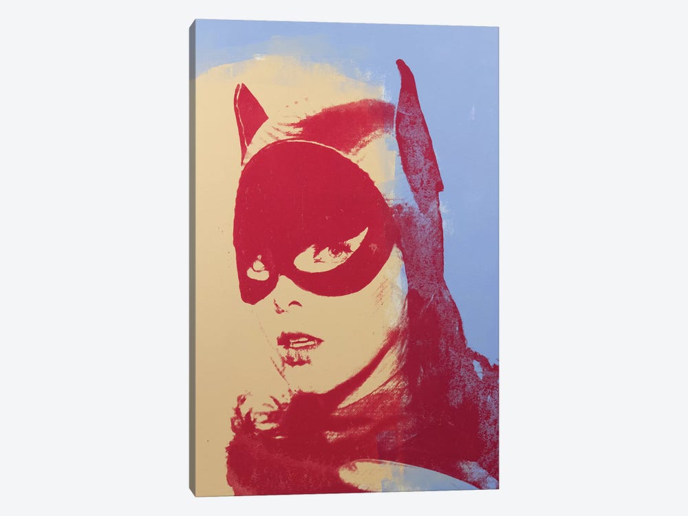 Batgirl, Yvonne Craig by Dane Shue 1-piece Canvas Print