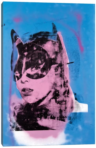 Batgirl, Yvonne Craig II Canvas Art Print - Superhero Art