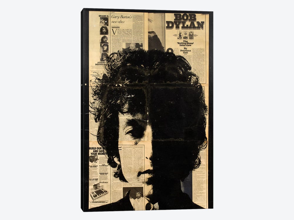 Bob Dylan by Dane Shue 1-piece Canvas Art Print