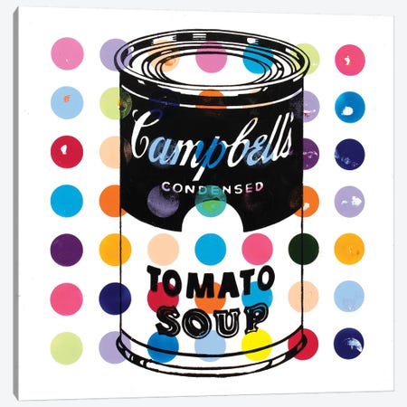 Campbell Tomato Soup Canvas Print #DSU33} by Dane Shue Canvas Wall Art