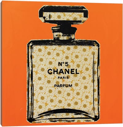 Chanel No 5 Canvas Art Print - Perfume Bottle Art