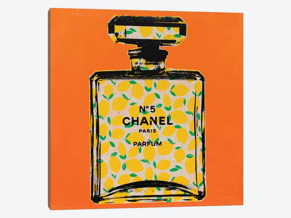 Chanel No. 5 - Lemon by Dane Shue 1-piece Canvas Art
