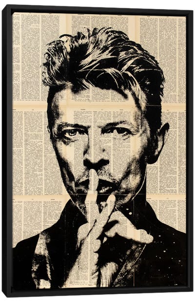 David Bowie Canvas Art Print - Music Art