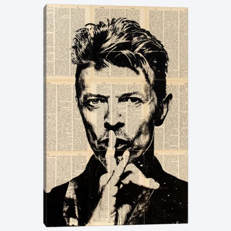 David Bowie Canvas Print #DSU43} by Dane Shue Canvas Print