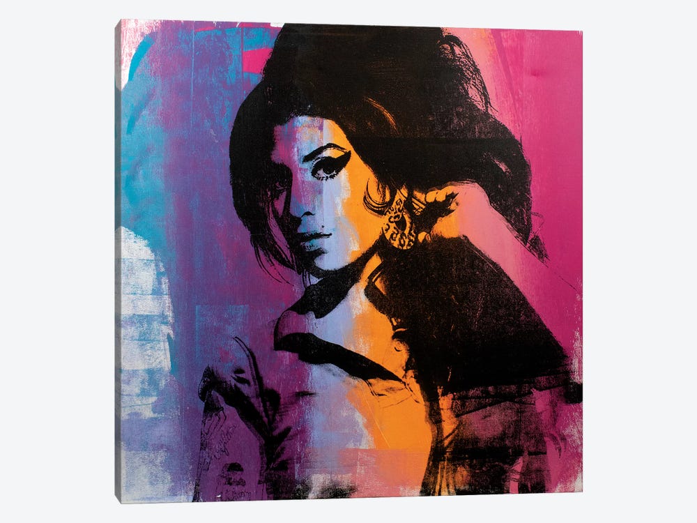Amy Winehouse II by Dane Shue 1-piece Canvas Art Print