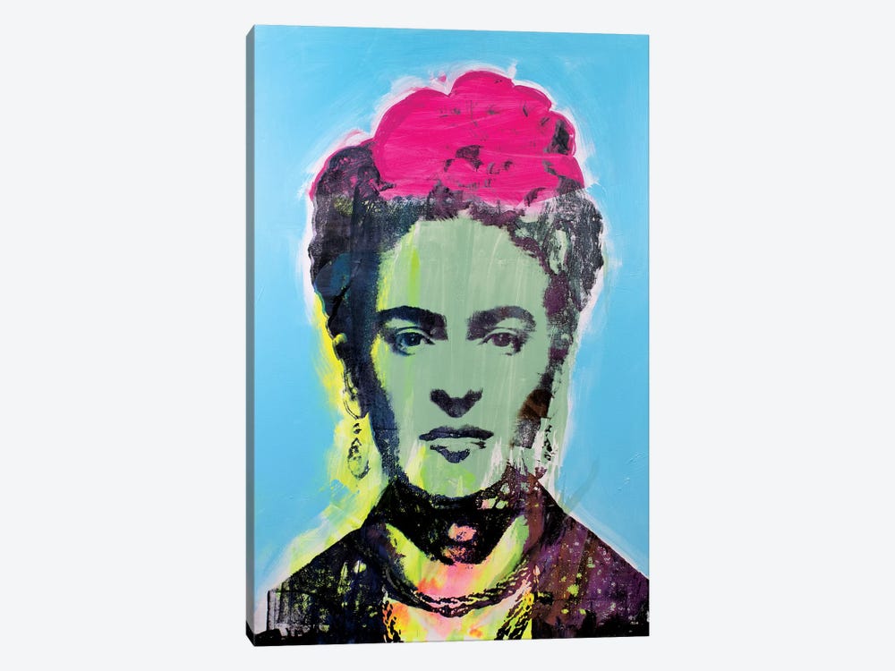 Frida Kahlo - Green by Dane Shue 1-piece Canvas Art