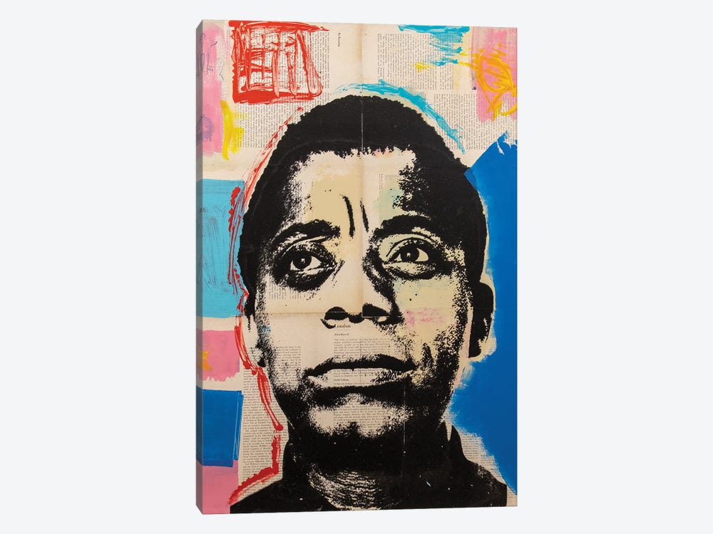James Baldwin by Dane Shue 1-piece Canvas Artwork