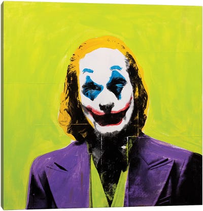 Joker Canvas Art Print - Thriller Movie Art