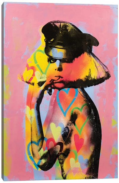 Lady Gaga Canvas Art Print - Similar to Andy Warhol