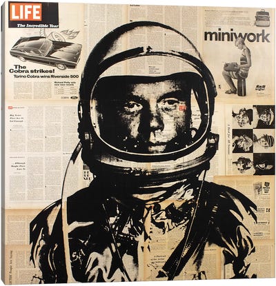 Life Canvas Art Print - Astronaut Art