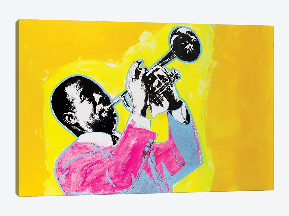 Louis Armstrong by Dane Shue 1-piece Art Print