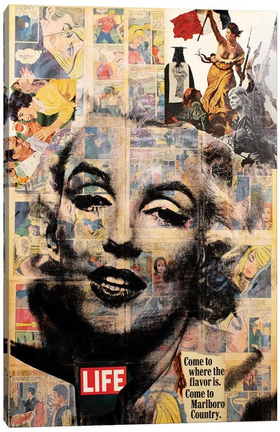 Marilyn Monroe - Life Canvas Art Print - Dane Shue