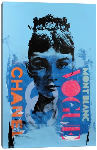 Audrey Hepburn Canvas Art Print - Dane Shue