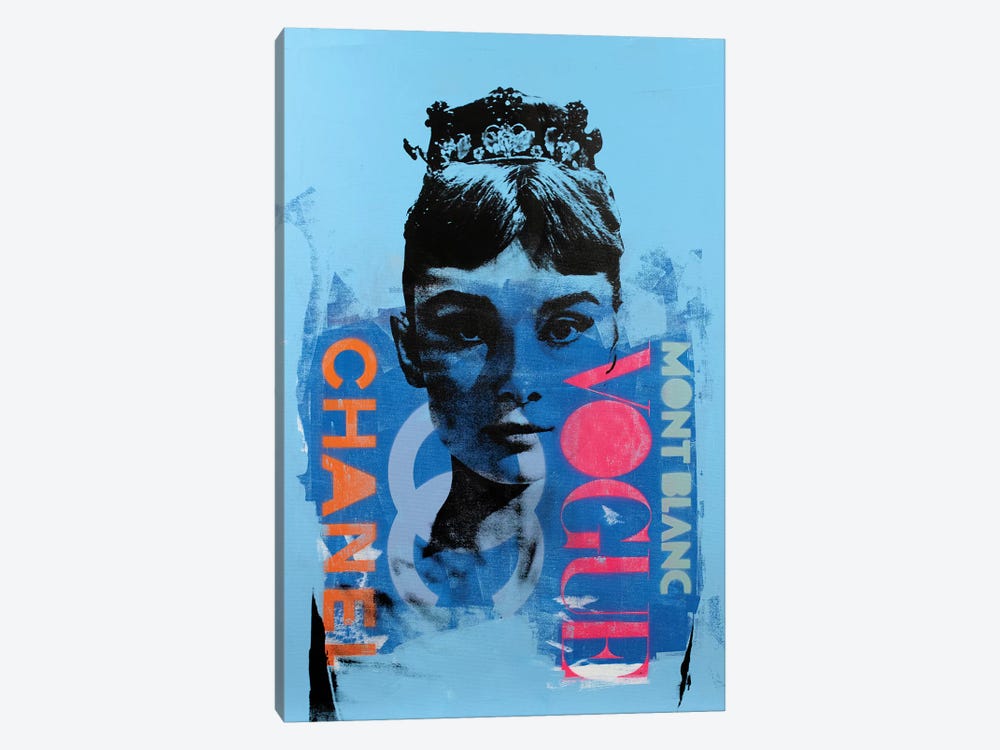 Audrey Hepburn by Dane Shue 1-piece Canvas Wall Art