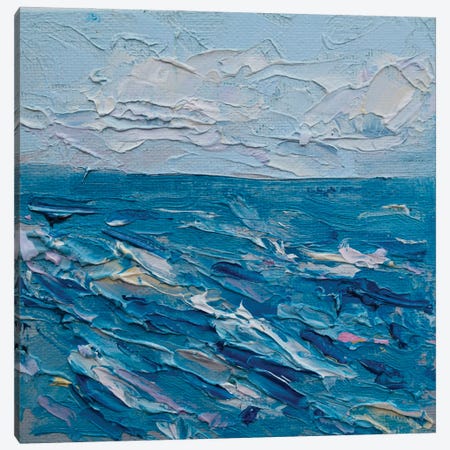 North Atlantic Ocean - Blue And Gray Canvas Print #DSV38} by Dina Aseeva Art Print