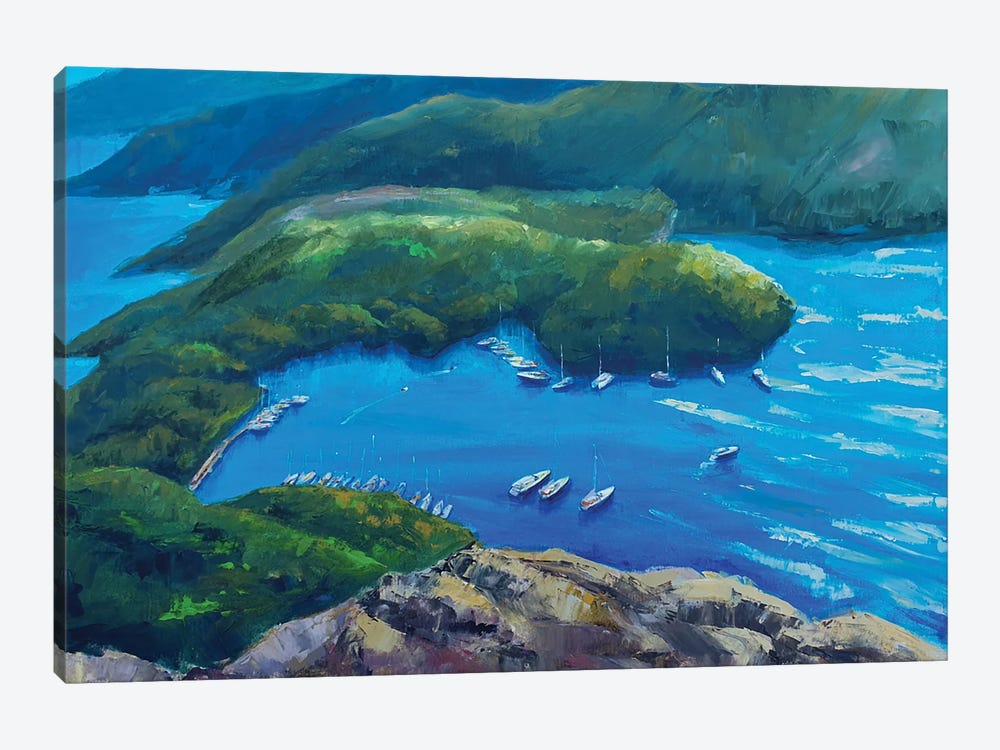 Capi Creek Bay by Dina Aseeva 1-piece Canvas Art Print