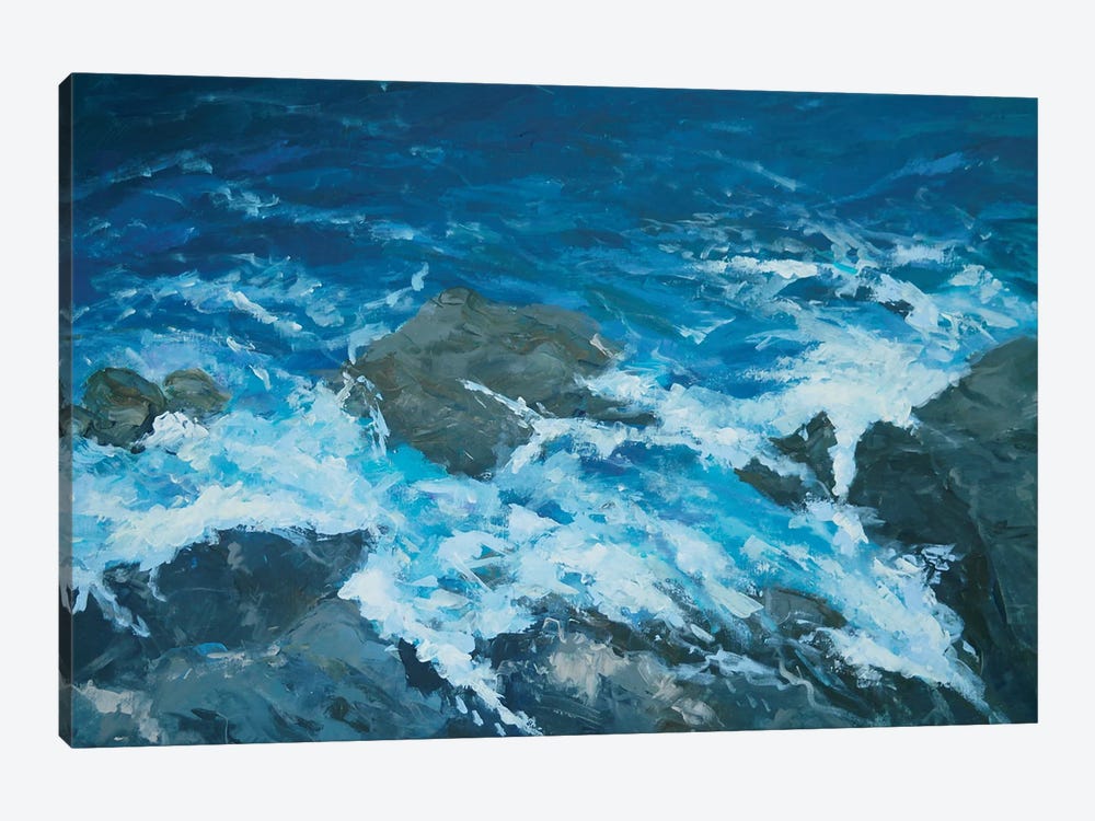 Dark Aegean Sea by Dina Aseeva 1-piece Canvas Artwork