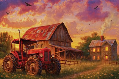 Doug Shepardson - Canvas Prints: Day Is Done by Doug Shepardson