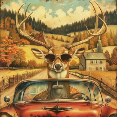 Doug Shepardson - Canvas Prints: On The Road Again by Doug Shepardson