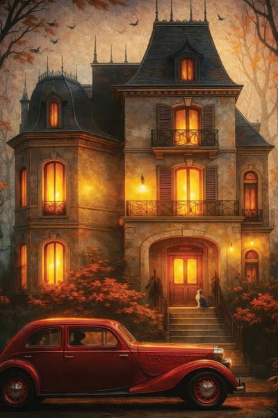 Doug Shepardson - Canvas Prints: Evening Visitors by Doug Shepardson