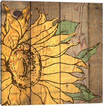 Rustic Sunflower II Canvas Art Print
