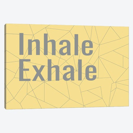 Inhale Exhale Canvas Print #DSZ7} by Diane Stimson Art Print