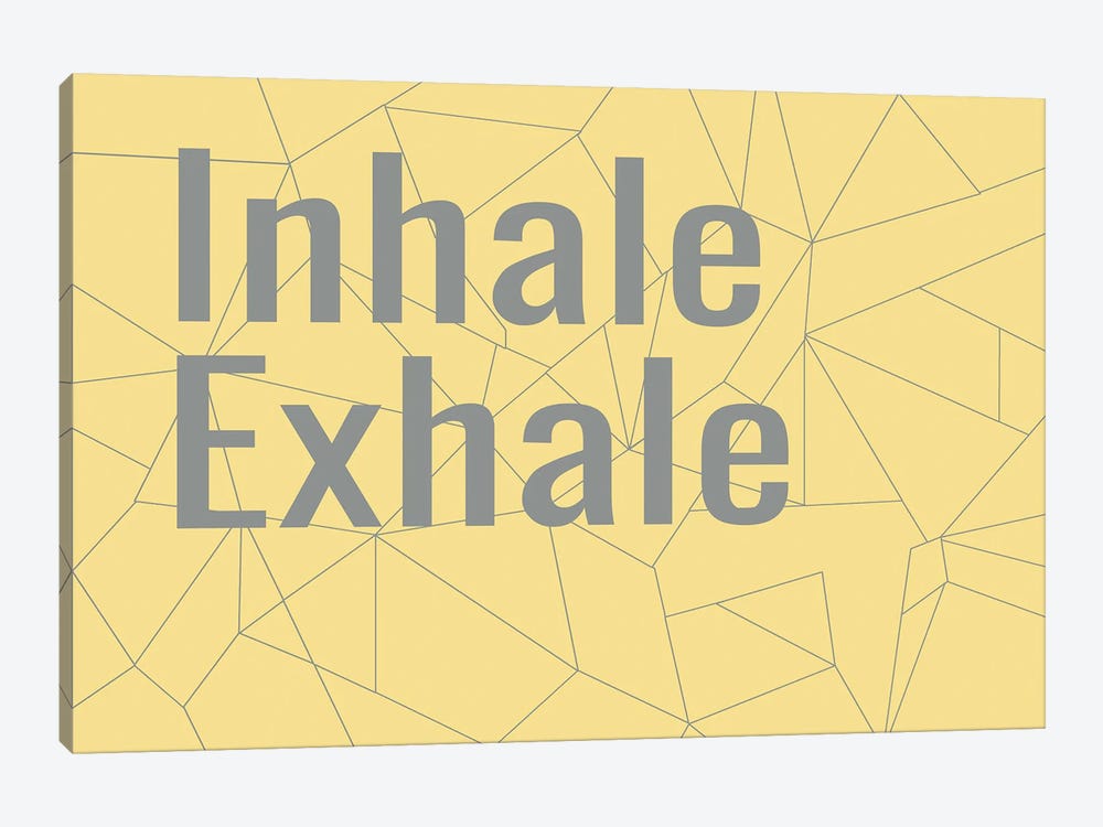 Inhale Exhale by Diane Stimson 1-piece Canvas Art Print