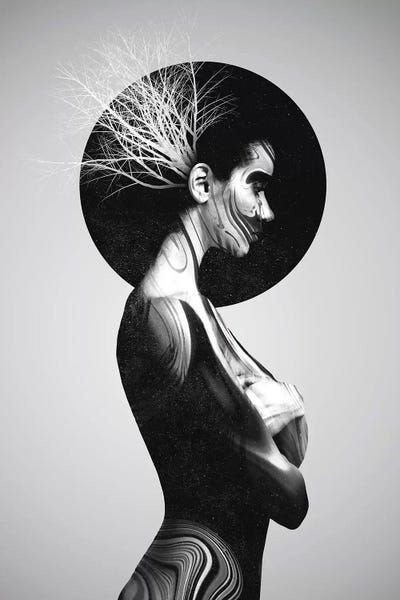 Ellie by Dániel Taylor framed canvas print