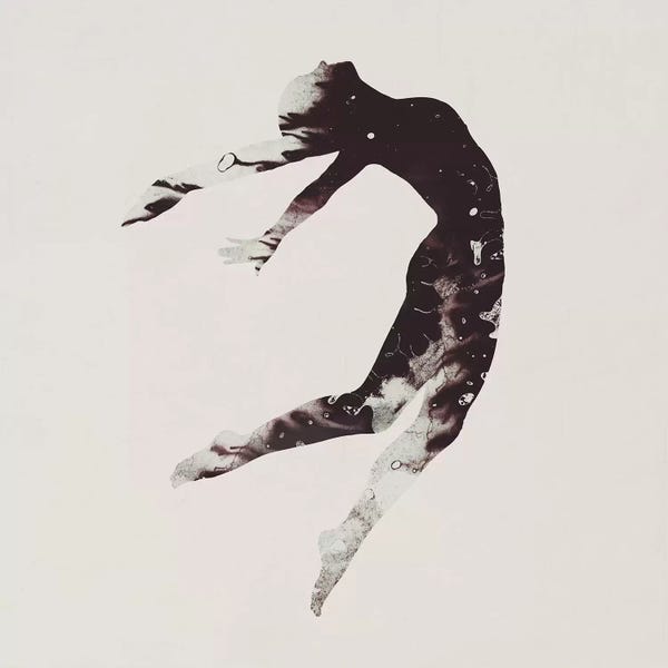 Silhouettes: Float Away I by Dániel Taylor