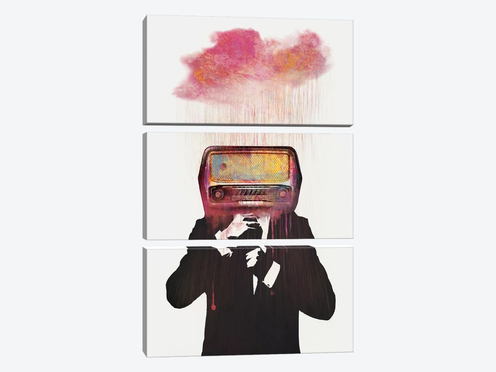 Radiohead by Dániel Taylor 3-piece Canvas Print
